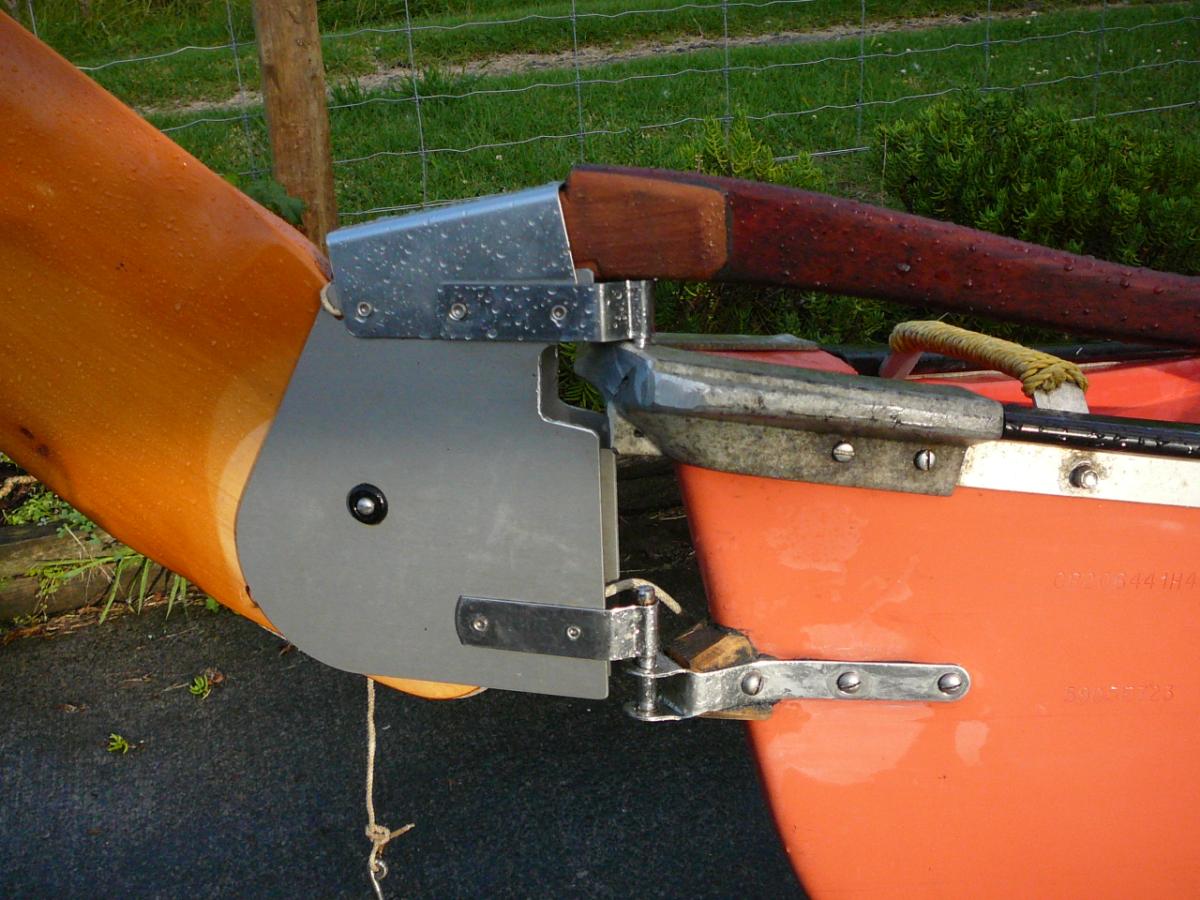 Harmen’s sailing blog. Lookfar's new rudder