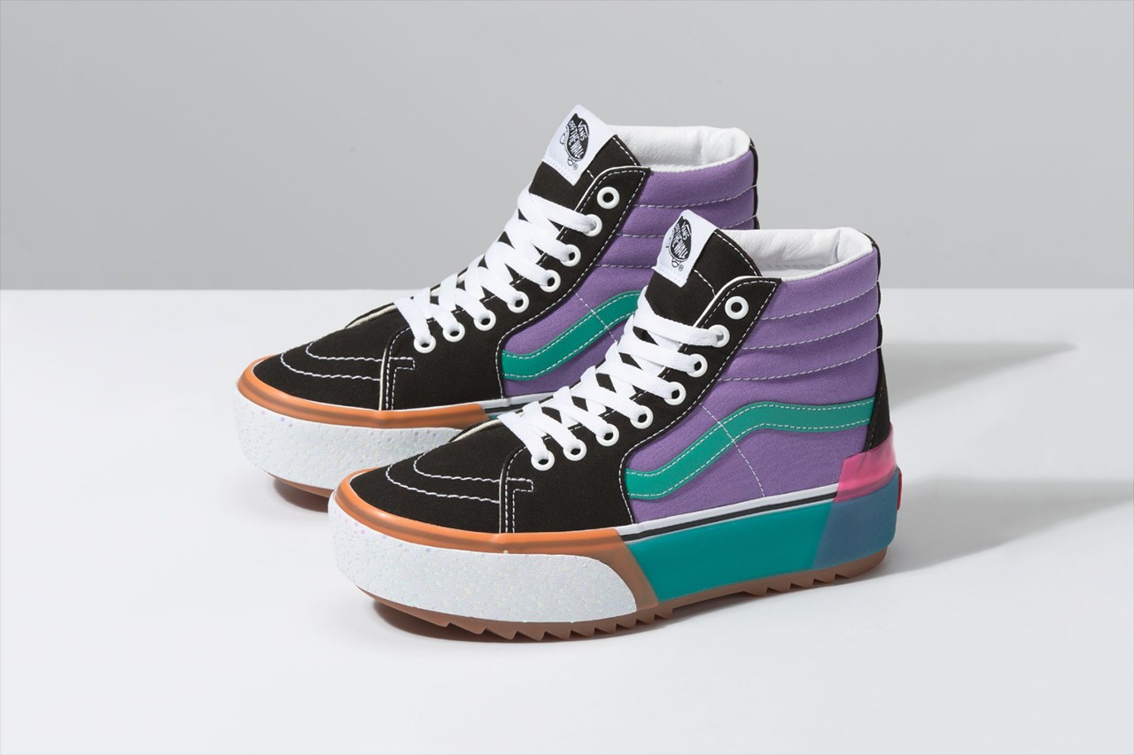 Vans "Stacked" Platform Sk8Hi and Era of the Sanquon