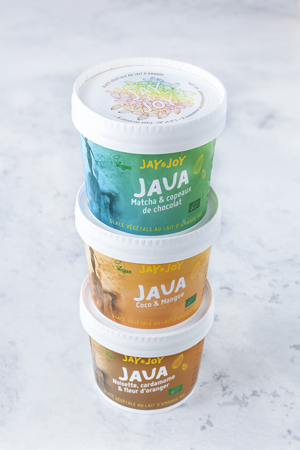 Les glaces Java : collaboration Jay & Joy x Marie Laforêt