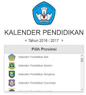 Cara Mencari Kalender Pendidikan Secara Online Seluruh Indonesia