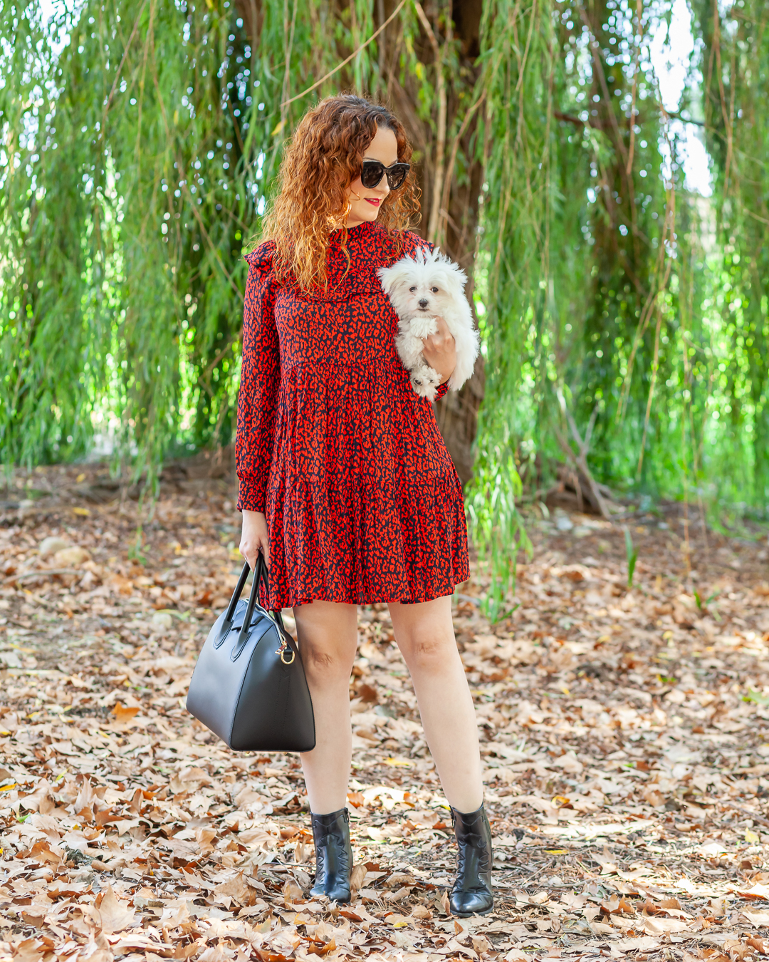 animal-print-dress-black-dress-inspiration
