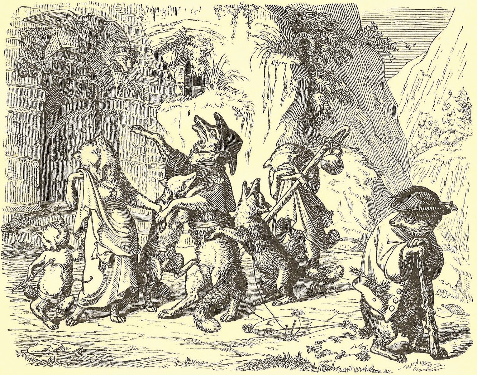 рейнеке лис гравюры. гете и. рейнеке фукс жж. рейнеке лис картинки. рейнеке лис гравюры.