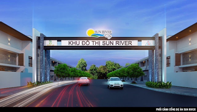 cổng chào sun river city cổng chào sun river city