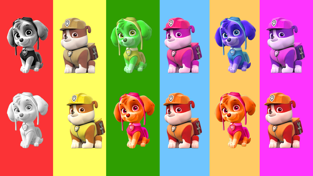 MashaOso Juego: Paw Patrol Aprender Colores y Numeros En Español Latino ...