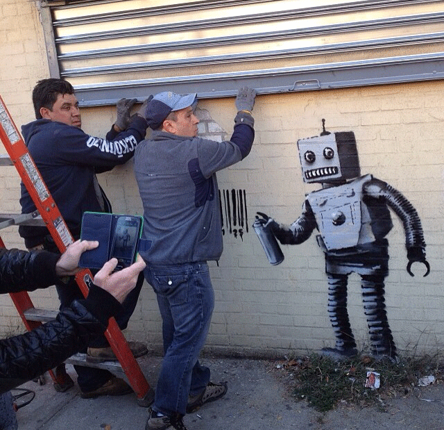 MELROSEandFAIRFAX Banksy's Art Fights Back