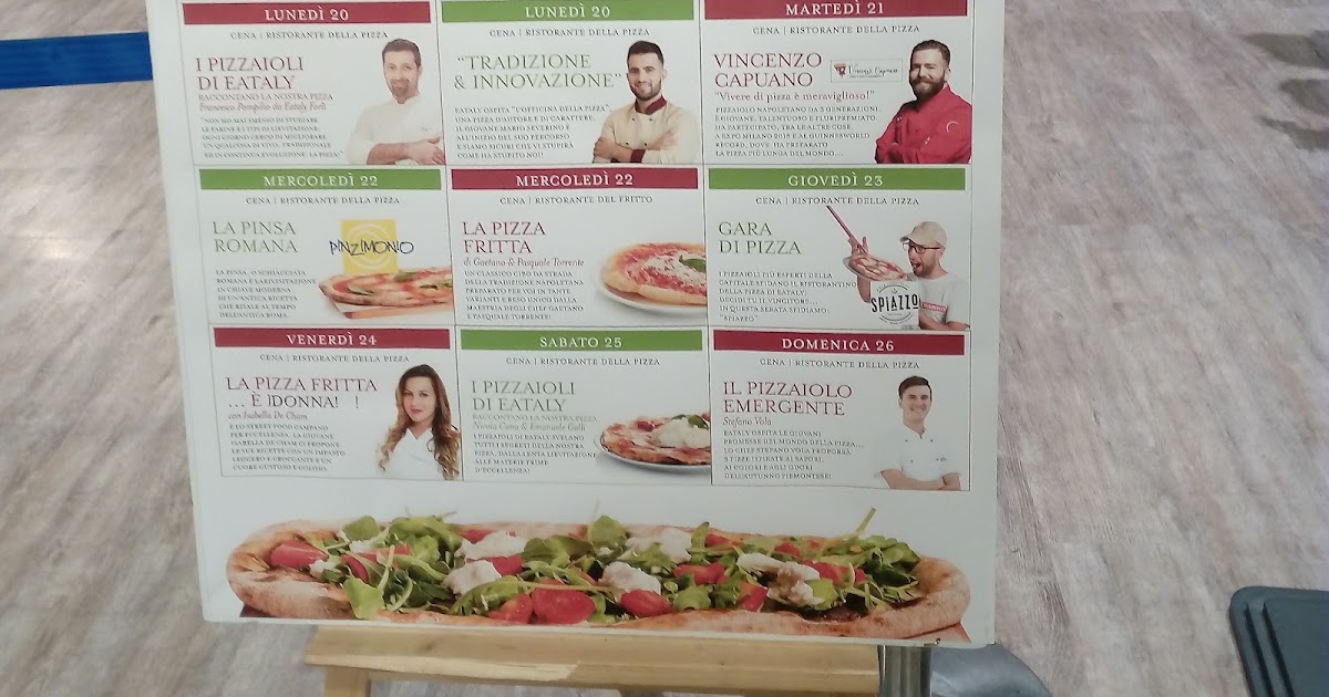 SenzaPanna E' arrivato il Festival della pizza da Eataly, Roma.