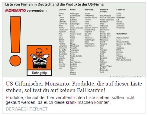 Archivmedes Blogspot Com Us Giftmischer Monsanto Produkte Die Auf Dieser Liste Stehen Solltest Du Auf Keinen Fall Kaufen
