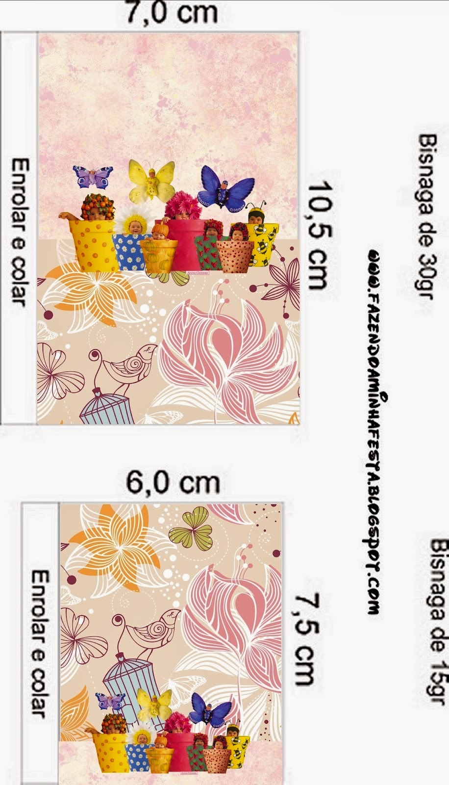 Bebés de Anne Geddes: Etiquetas de Candy bar para Primavera. Etiquetas de Bebés de Anne Geddes para imprimir gratis.