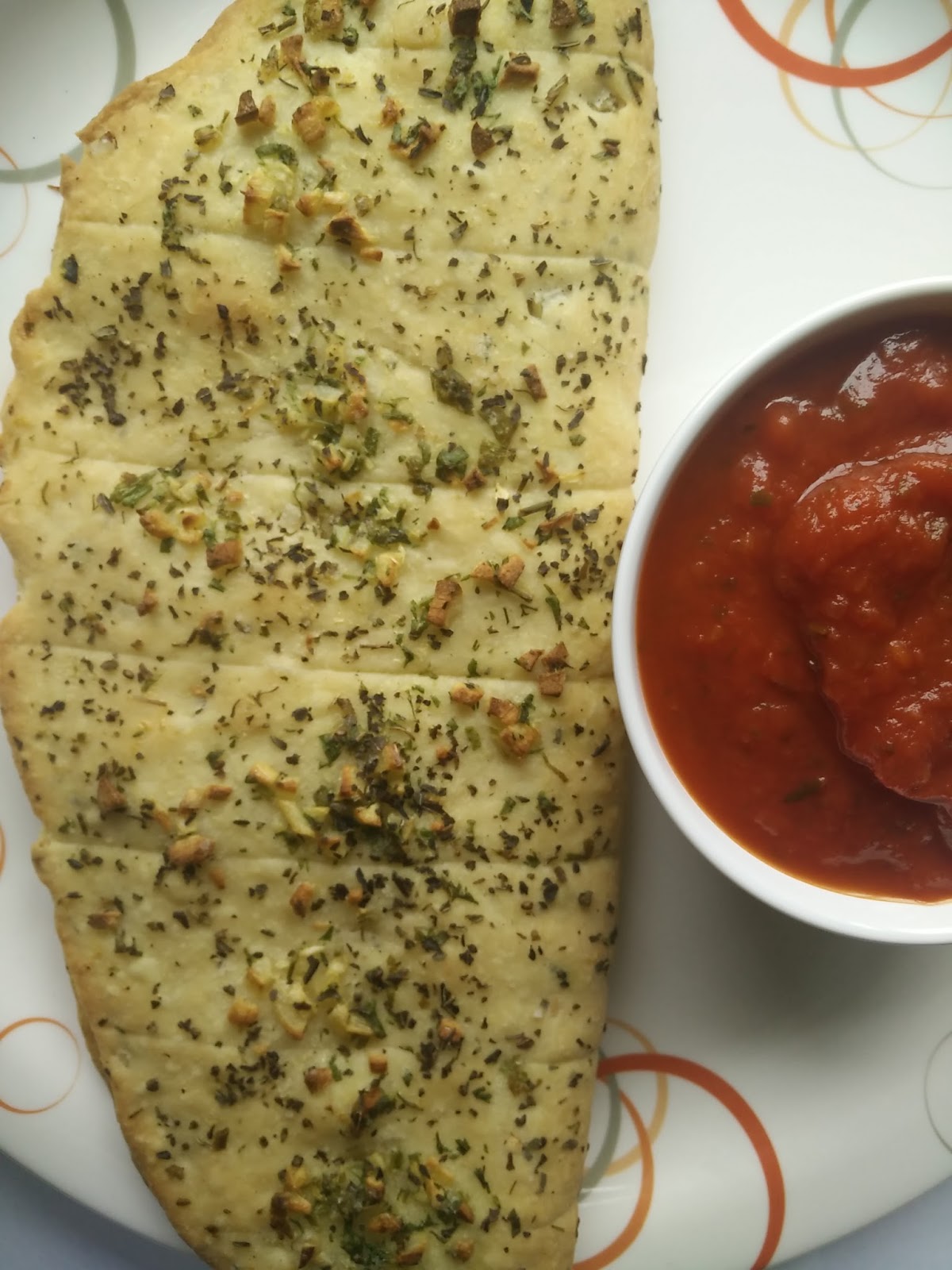 Healthy Side of Indian Cooking Garlic Bread