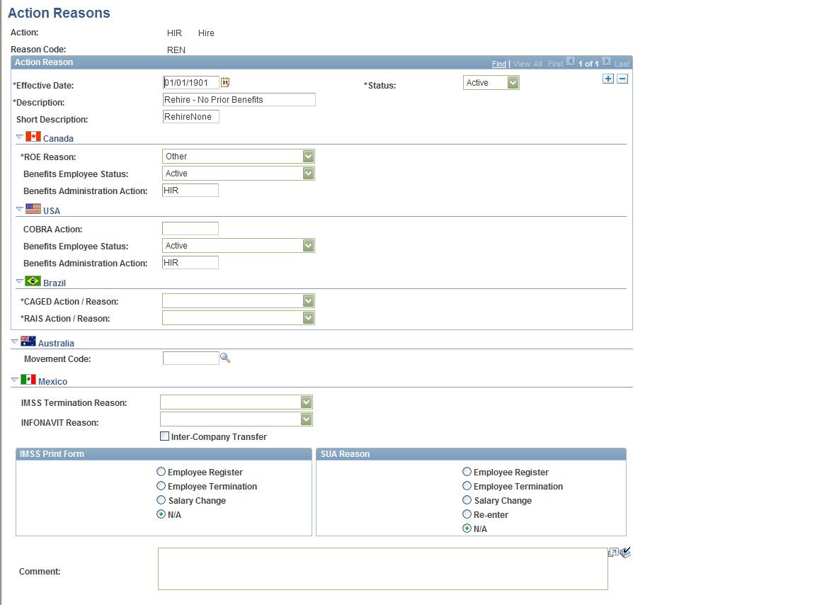 Nandu s PeopleSoft HCM World New Action Reason In Peoplesoft Ver 9 2