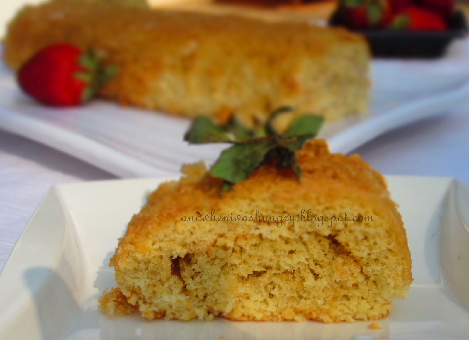 And when I was hungry... Swiss Roll with Honey and cream filling and