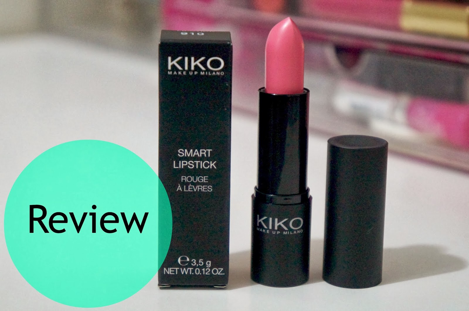 KIKO MILANO SMART LIPSTICK 910 BABY PINK + YingcBeauty