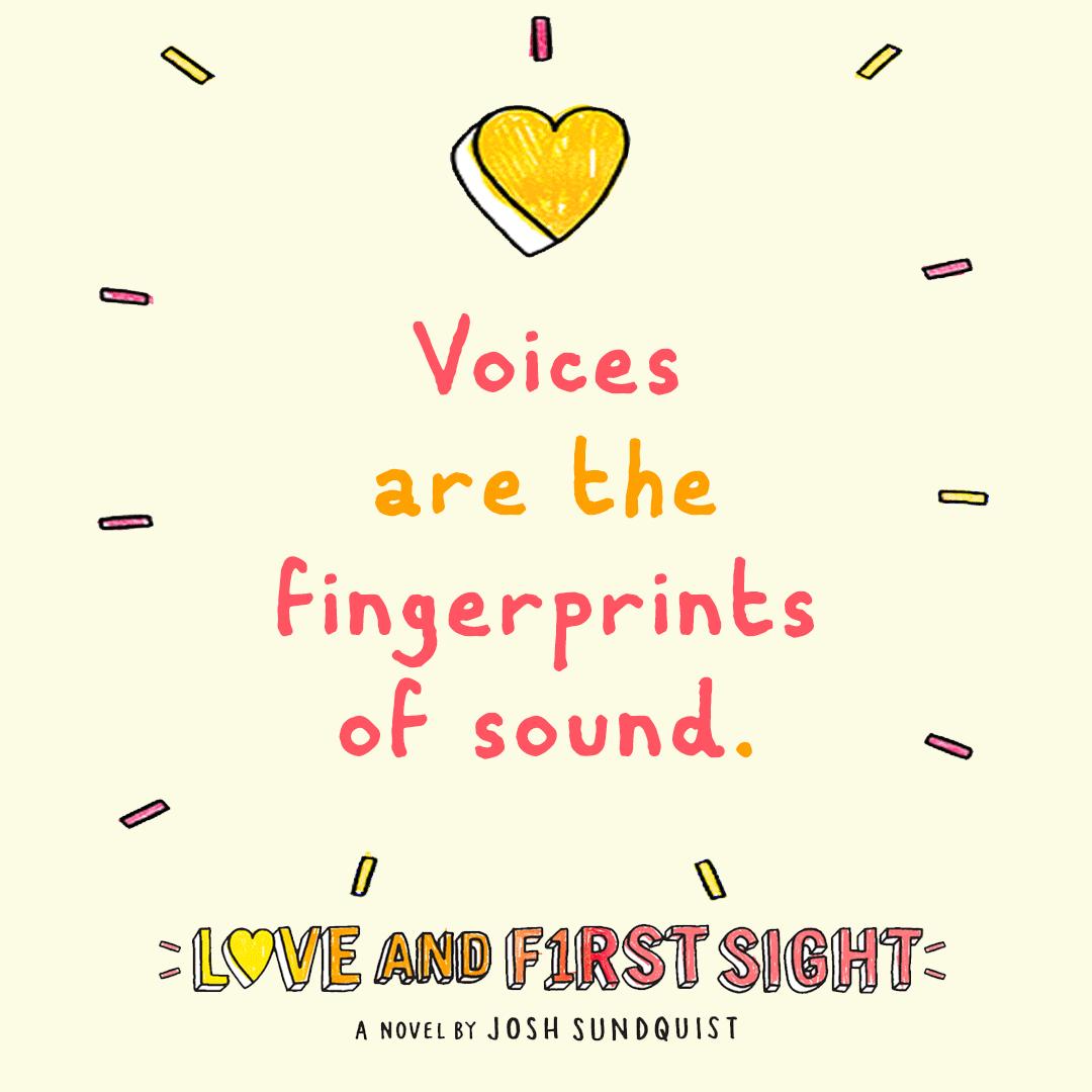 Actin Up With Books Blog Tour Love And F1rst Sight By Josh Sundquist