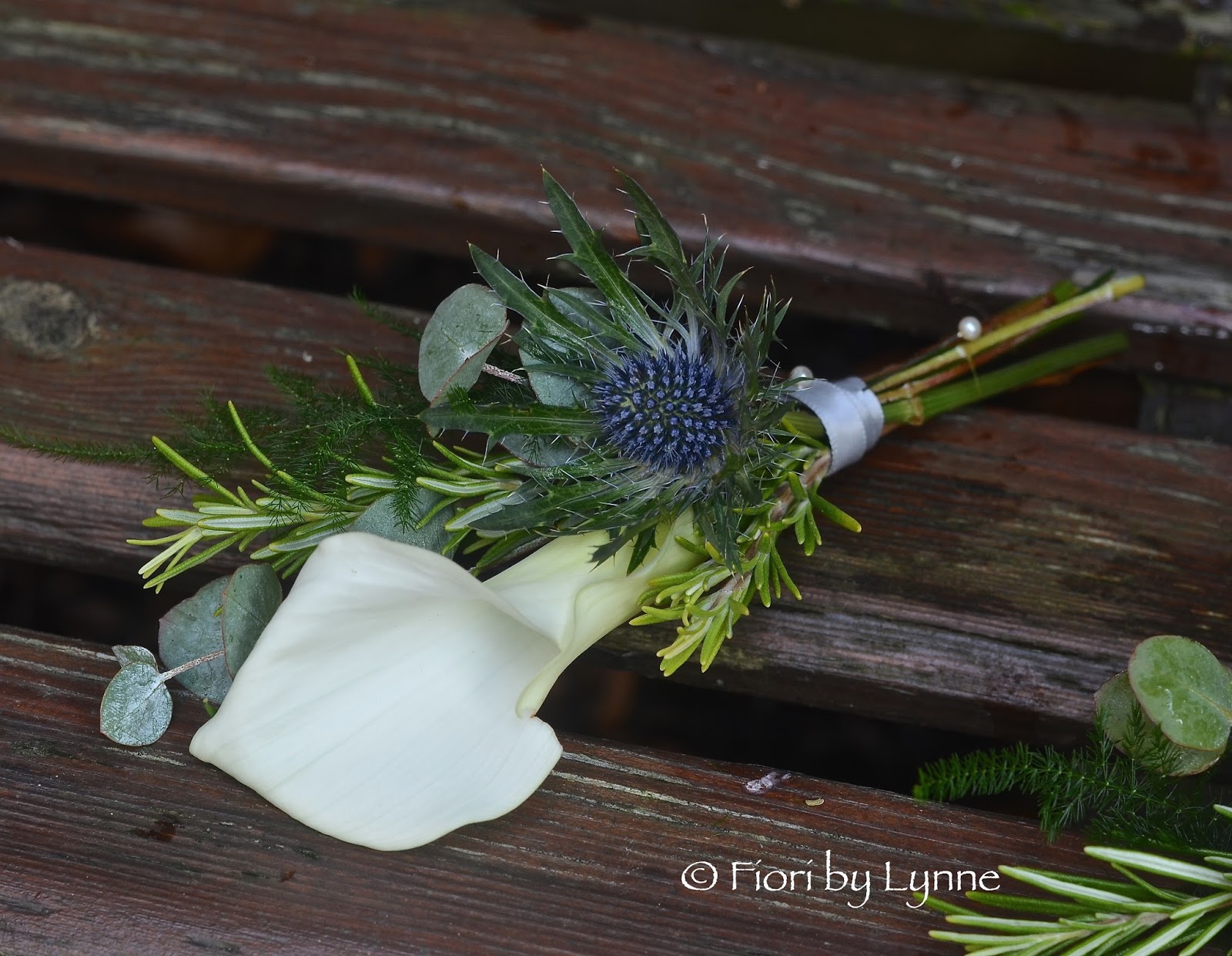 Wedding Flowers Blog Jennie's Rustic Blue, Silver and White Wedding