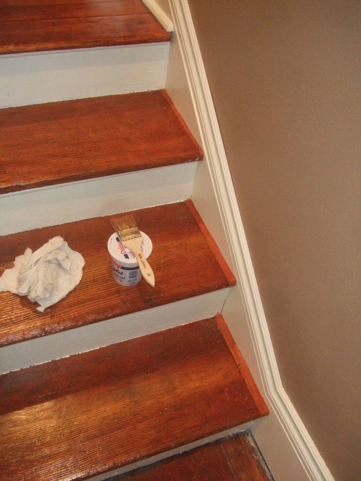 The Smiths Patching gaps in stair treads