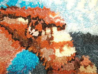 Detail of Delicate Arch rug