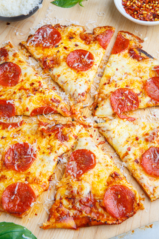 Crispy Tortilla Skillet Pizza Crispy Tortilla Skillet Pizza