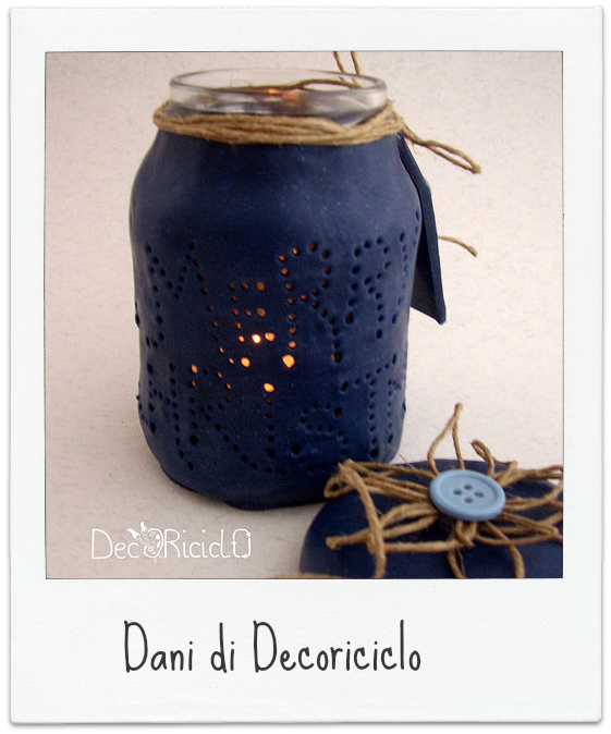 http://decoriciclo.blogspot.it/2014/11/lanterna-riciclosa-vetro-e-pasta-modellabile.html