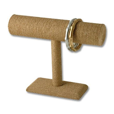 Paper twine displays like the Nile Corp Paper Twine Wrapped T-Bar Bracelet Display are perfect all-year-round