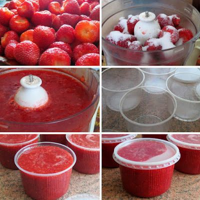 "Клубничная подливка" (заморозка)