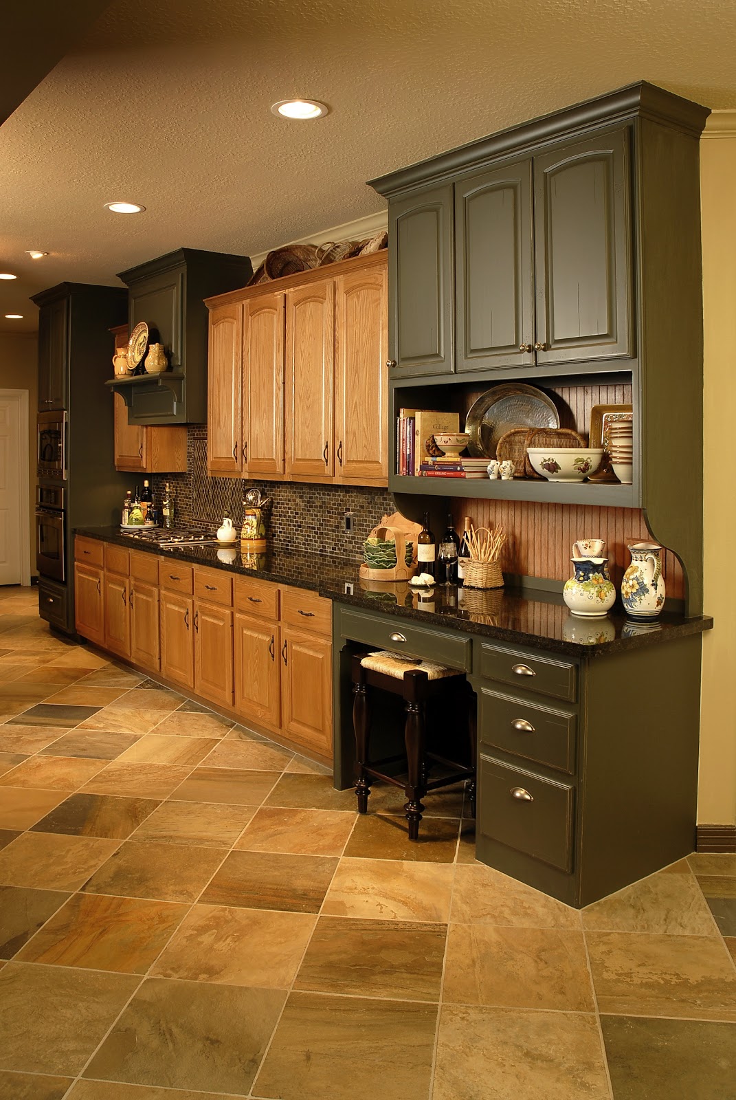 Kitchen remodel pictures dark cabinets. dark granite countertops ...