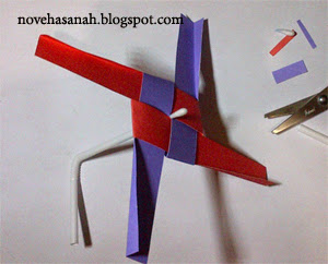 cara membuat kincir angin kertas dengan teknik melipat