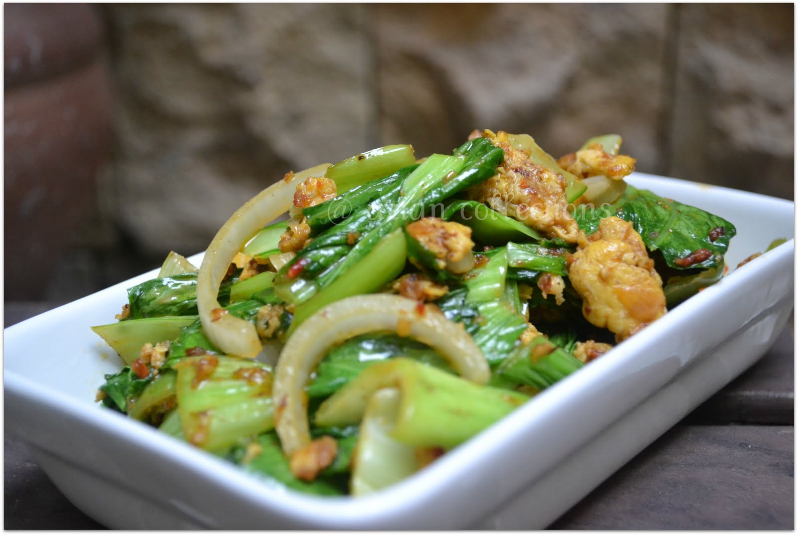 Azian Collections Pak Choy Goreng Bertelur