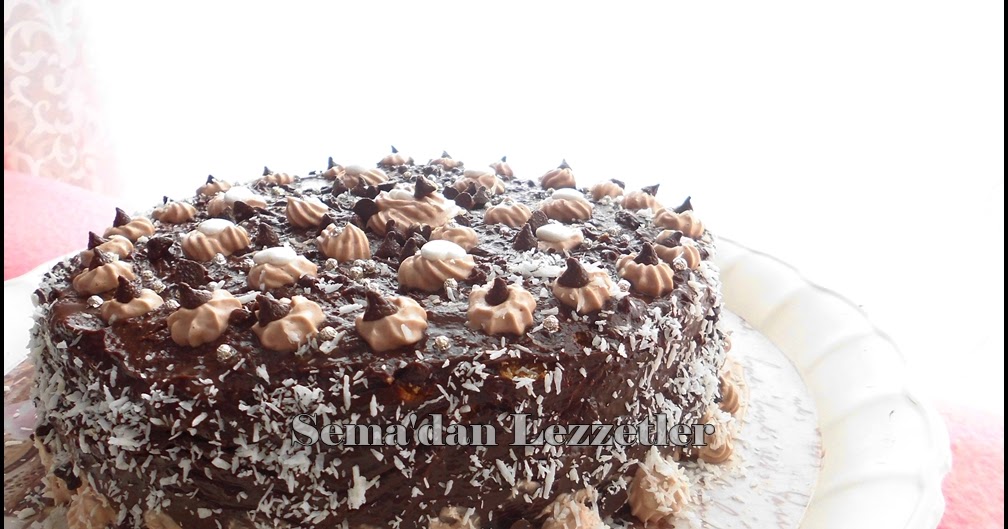 Semadan Lezzetler çikolatalı,muzlu pasta