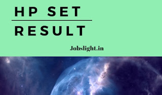 HP SET Result HP SET Result