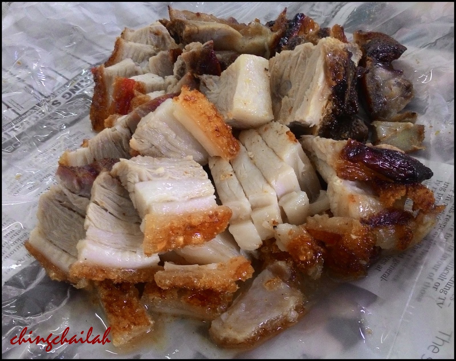 Simple Living In Nancy Wanton Mee And Roasted Pork In Kg. Simee, Ipoh.