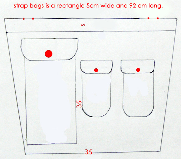 Bag with zipper pockets tutorial DIY Tutorial Ideas!