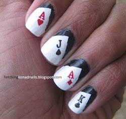 deck nails playing card stacked