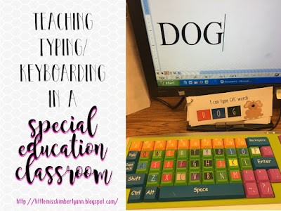 Teaching Typing/ Keyboarding in a Special Education Classroom