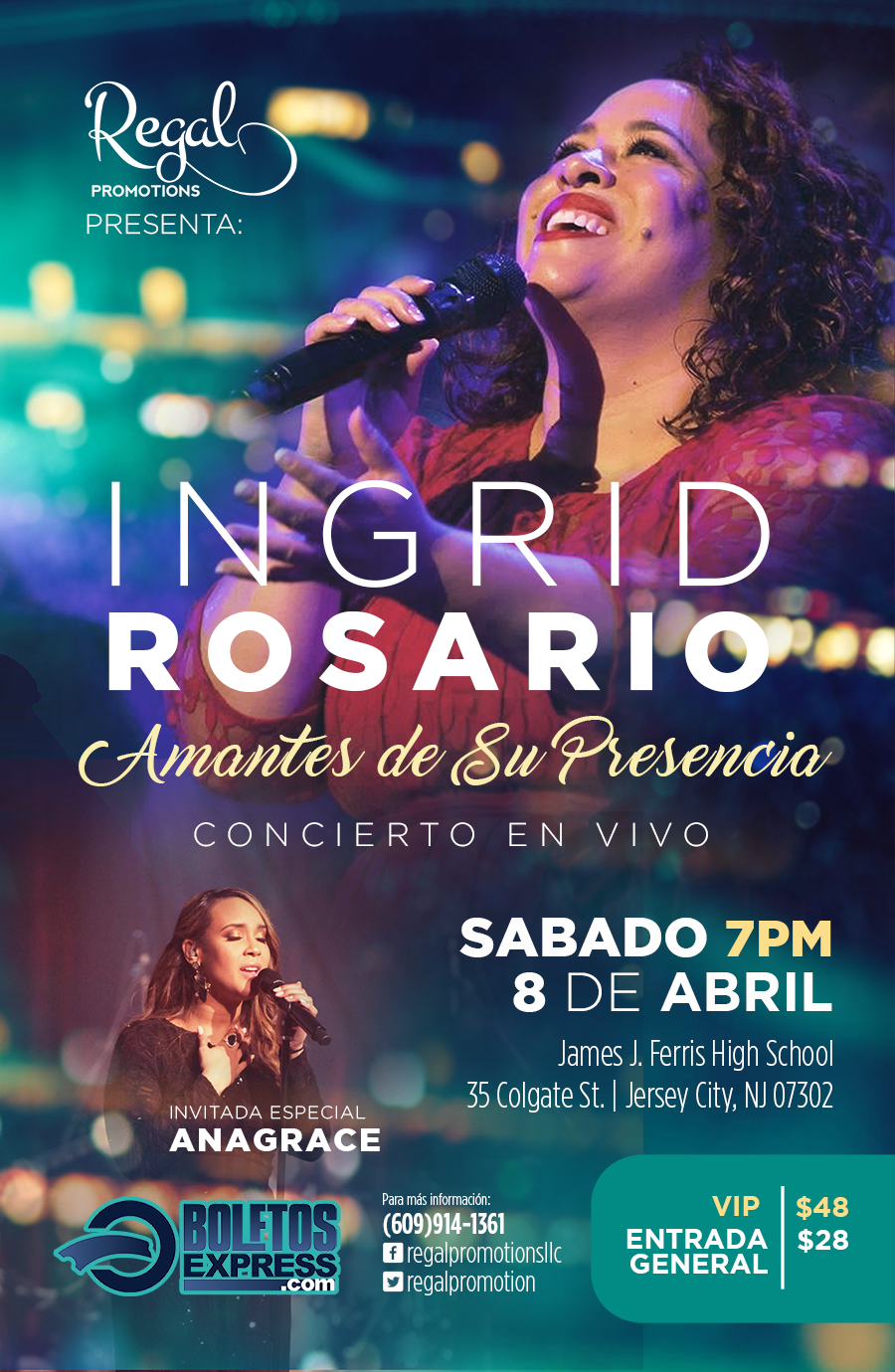 Ingrid Rosario en Jersey City, NJ USA 8 de abril de 2017 EyC