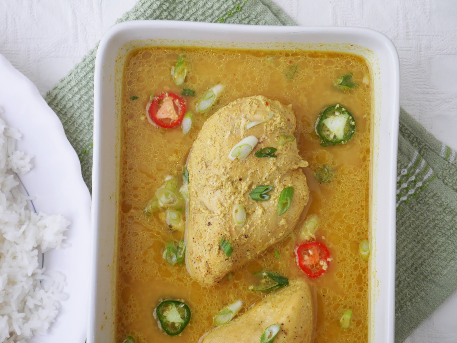 This Muslim Girl Bakes Spiced Chicken in Yoghurt Sauce.