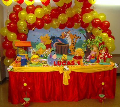 Birthday Party Decoration Ideas, Simple Table Setting For Birthday