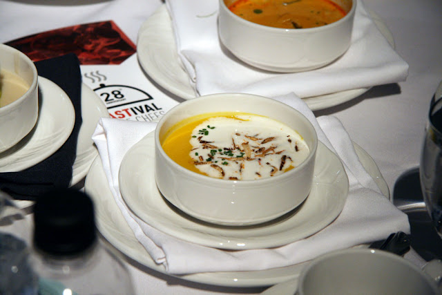 soup course from FEASTival of fine chefs