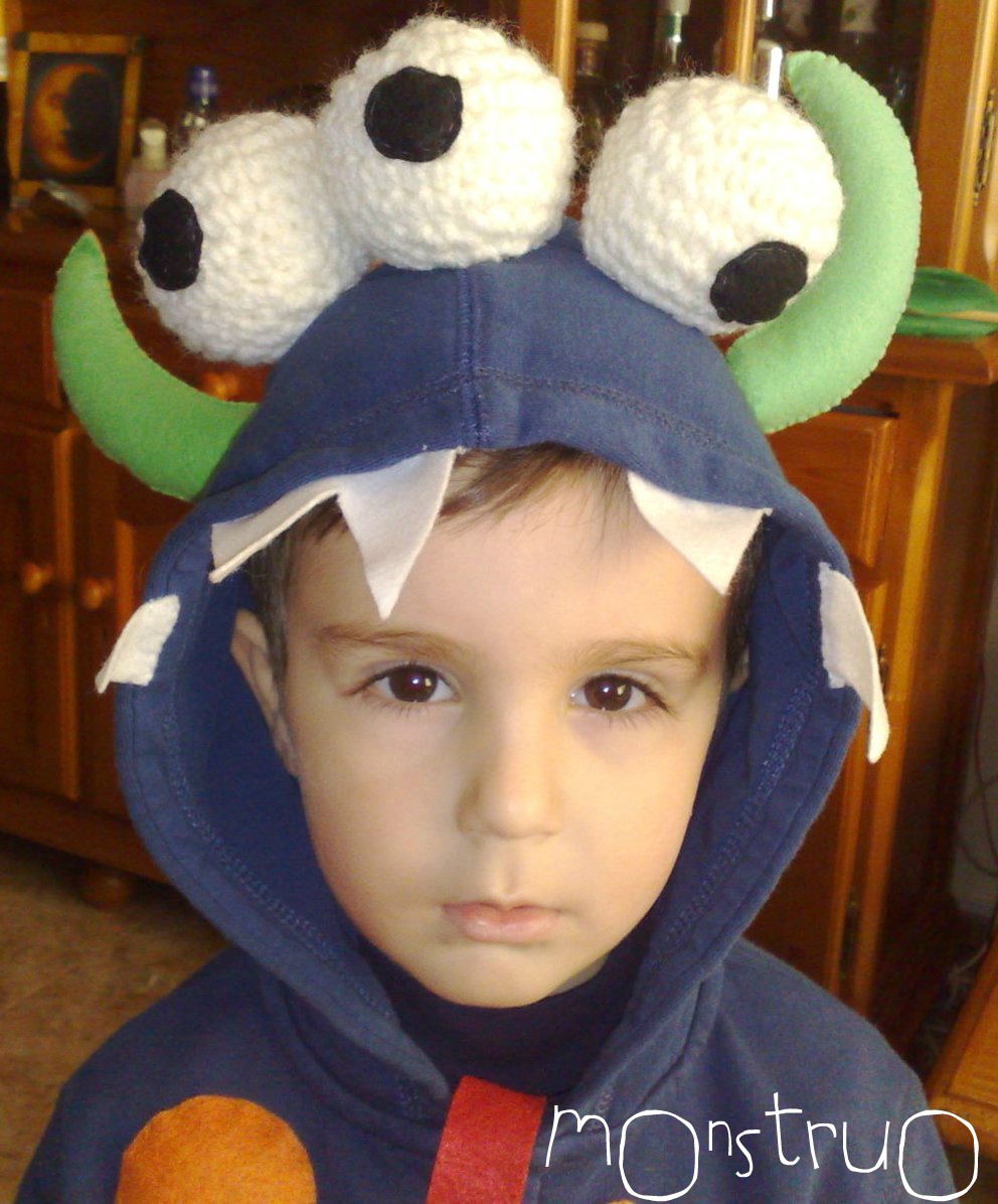 a ratitos: Disfraz de monstruo