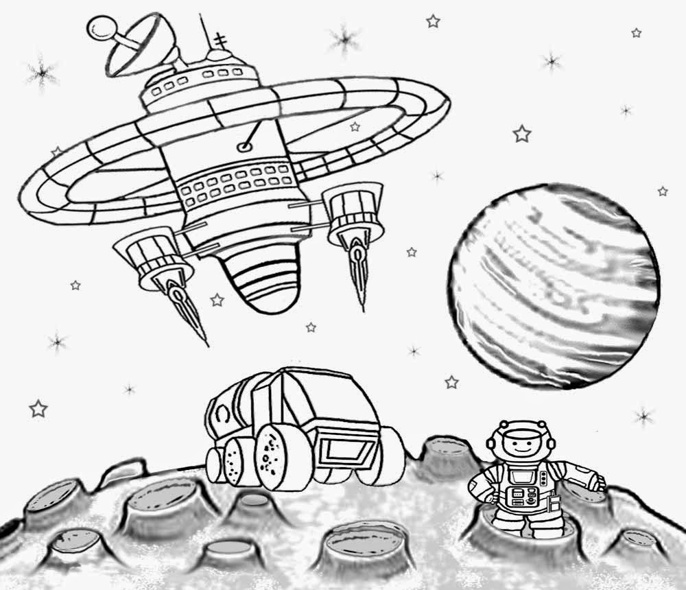 nasa coloring pages for kids - photo #1