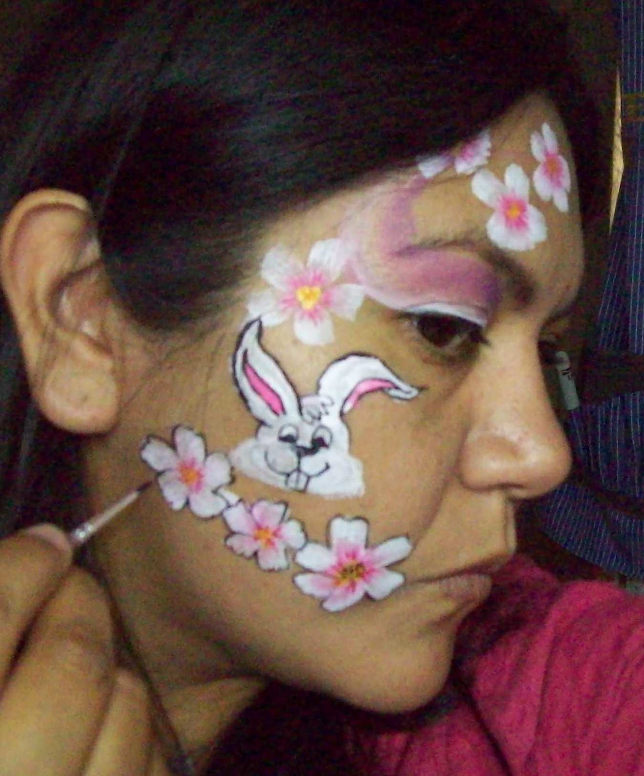 Easter step by step face painting