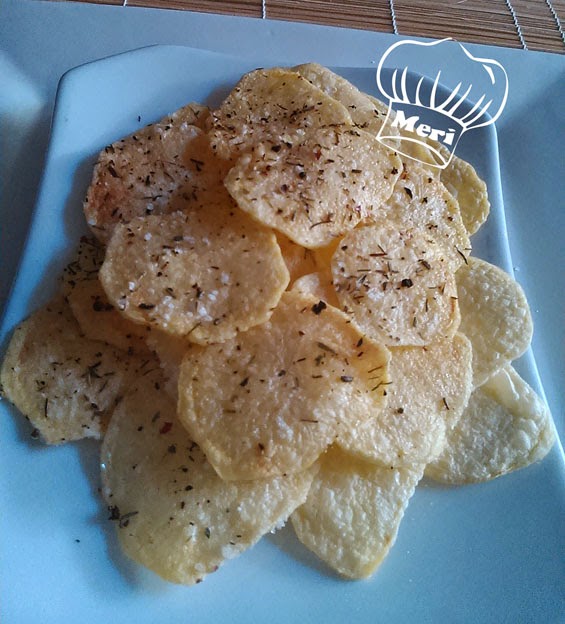 Las cositas de Meri: Patatas chips al microondas