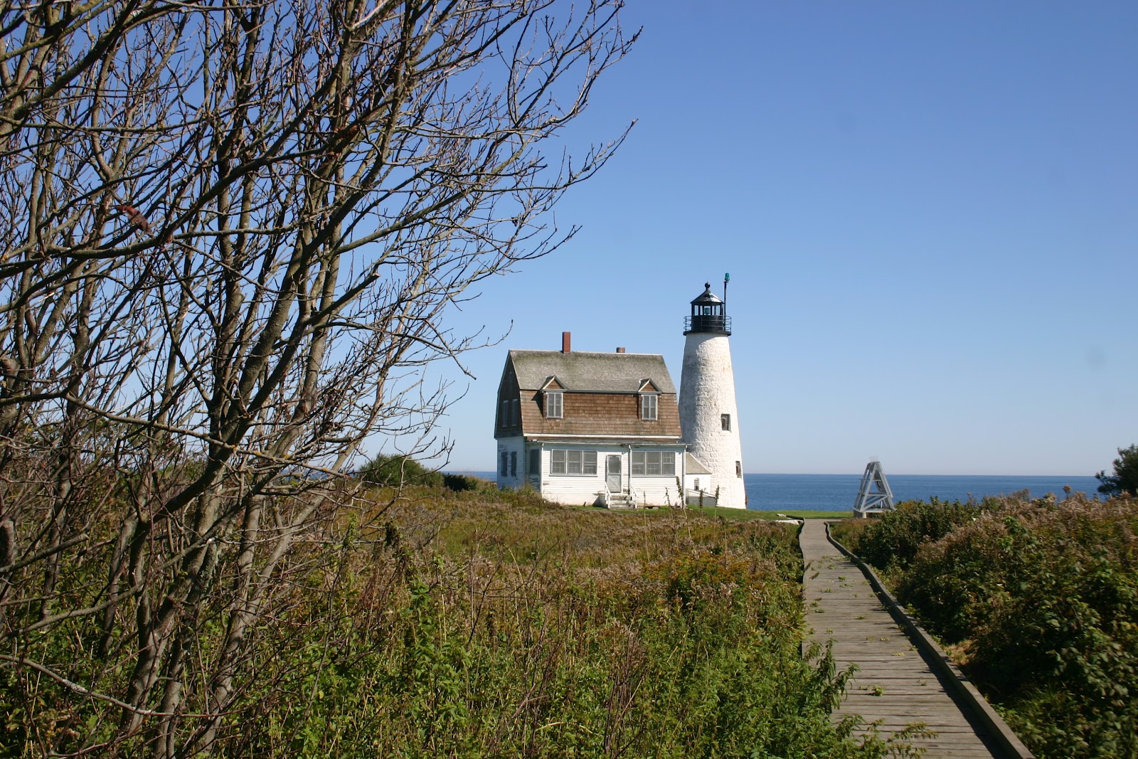 New England Lighthouses: Wood Island Lighthouse Exhibit at University 
