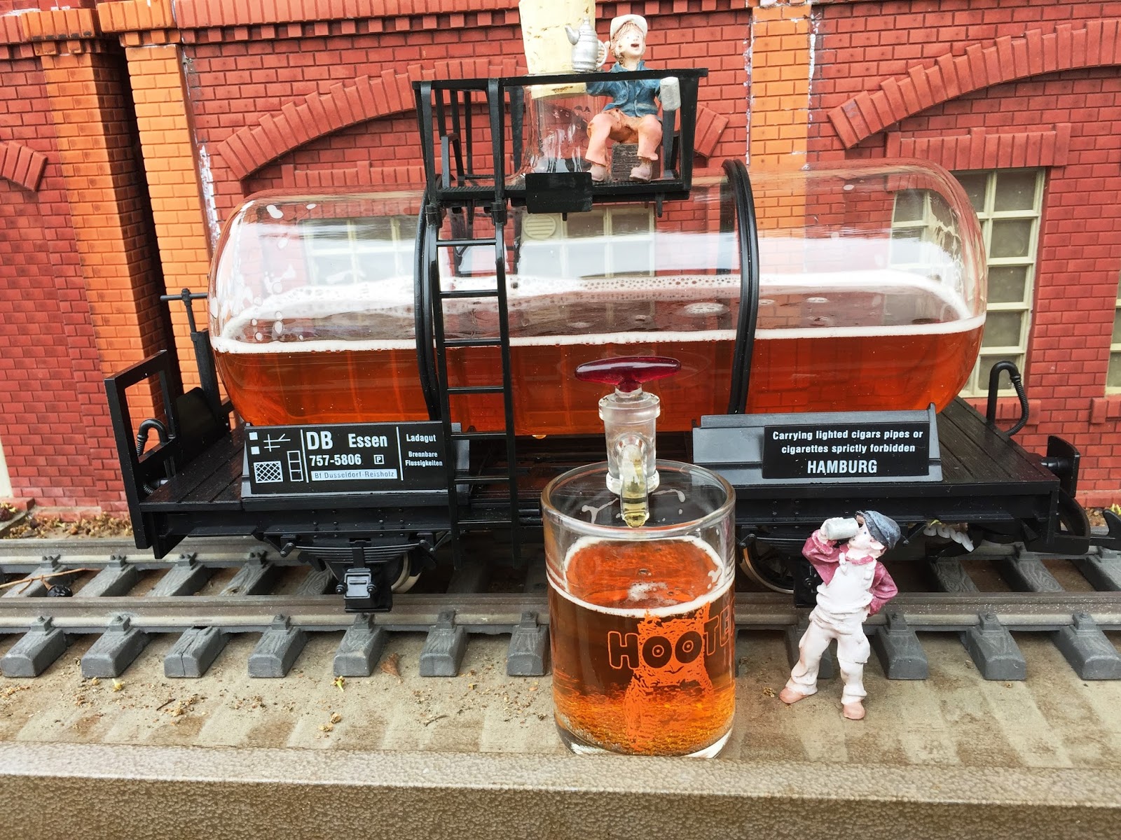 GrandpaLand Railroad Steam and the Beer Train