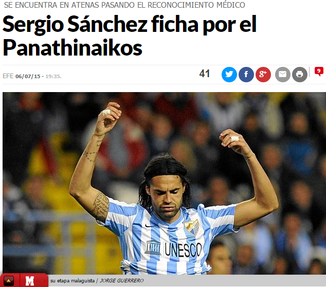 Τι γράφουν οι Ισπανοί για Σάντσεθ (ΦΩΤΟ)