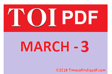 Times Of India Epaper Delhi Pdf