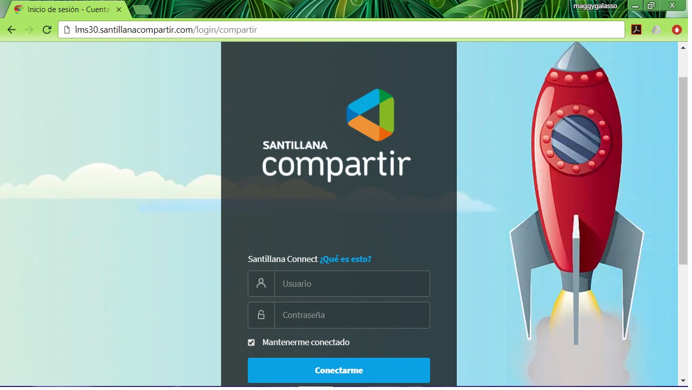 Plataforma Virtual Santillana . Pasos para ingresar...