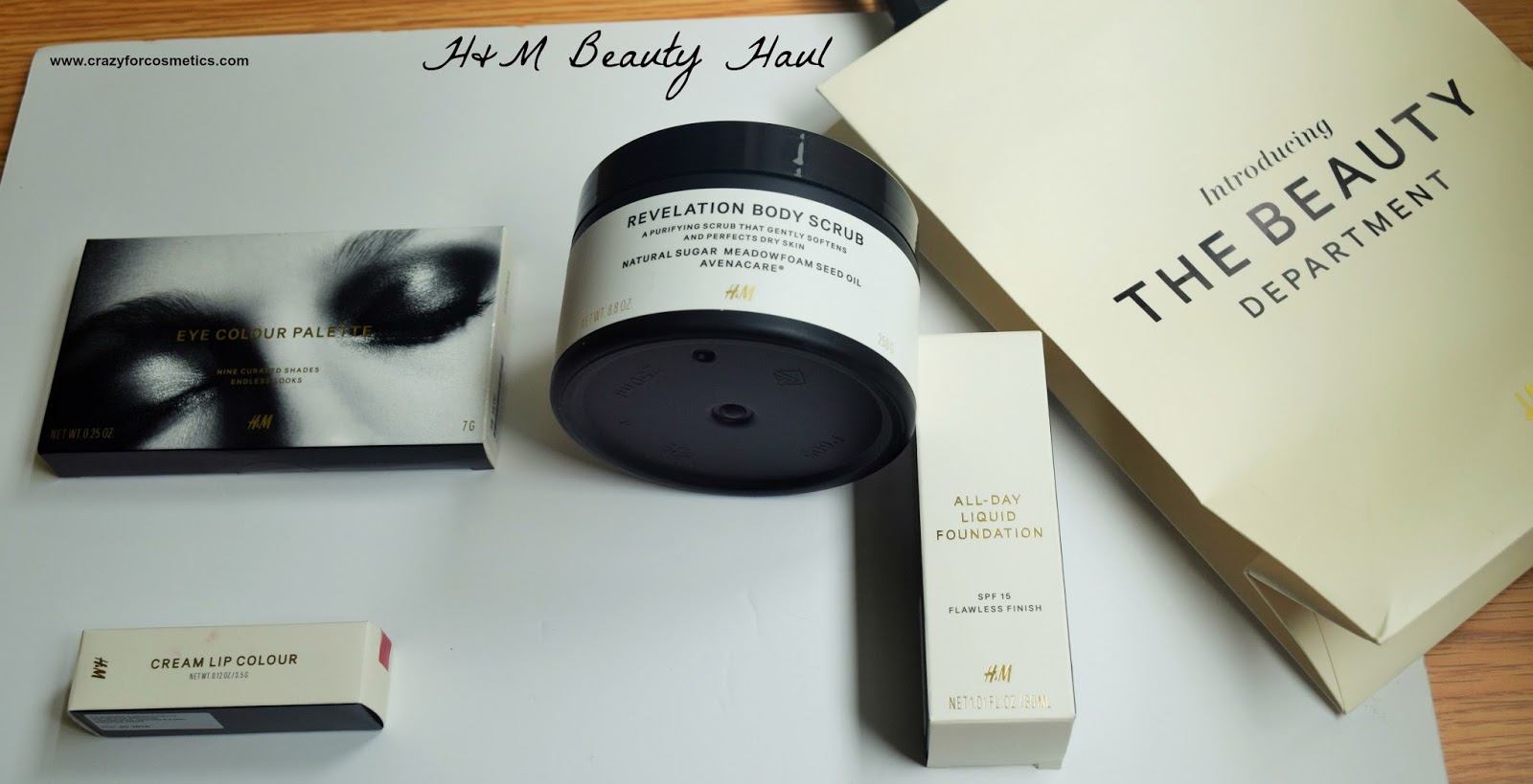 H&M Beauty & Cosmetics Haul Crazy for Cosmetics A Singapore based