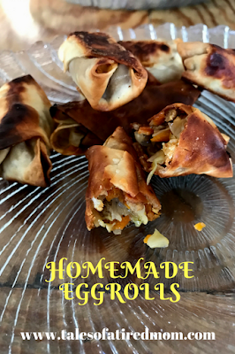 Homemade eggrolls are the appetizer you can bring to any party and they are guaranteed to be a favorite. Get one before they are all gone! 
