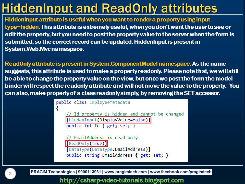 Sql server, and c video tutorial Part 43 Hidden Input and