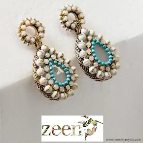 Kate Middleton wore Zeen Beaded Chandelier earrings